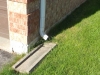 Downspout without an extension
